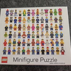 LEGO Minifigure Colorful Characters 1000 Piece Jigsaw Puzzle, 100% Complete
